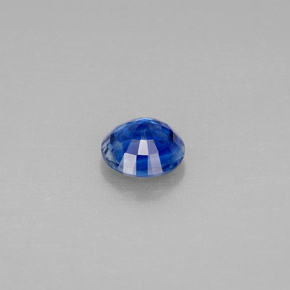 Cianita azul natural 0,96ct, corte redondo, VS-SI