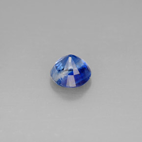 Cianita azul natural 1,16ct, corte redondo, VS-SI