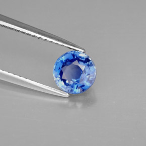 Dianita Azul Natural 1.20ct, Corte Redondo, VS