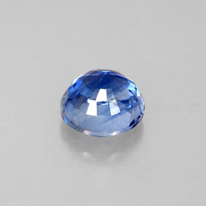 Cianita azul natural 1,21ct, corte redondo, VS-SI
