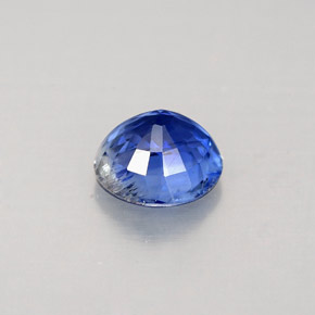 Cianita azul natural 1,02ct, corte redondo, VS-SI
