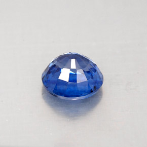 Cianita azul natural 1,09ct, corte redondo, VS