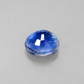 Cianita azul natural 1,04ct, corte redondo, VS-SI