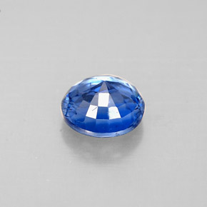 Cianita azul natural 1,18ct, corte redondo, VS-SI