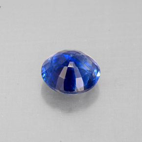 Cianita azul natural 1,17ct, corte redondo, VS-SI
