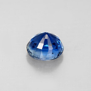 Cianita azul natural 1,13ct, corte redondo, VS-SI