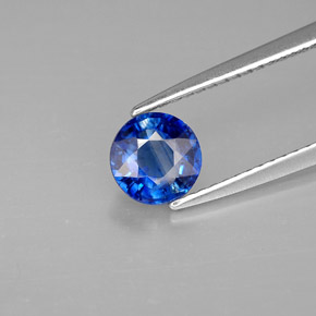 Dianita Azul Natural 1.01ct, Corte Redondo, VS-SI