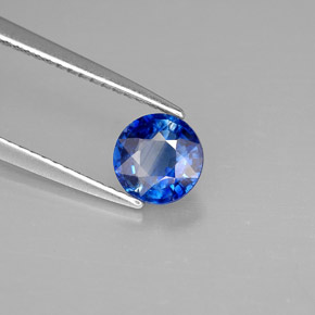 Dianita Azul Natural 1.01ct, Corte Redondo, VS-SI