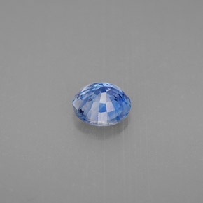 Cianita azul natural 0,94ct, corte redondo, VS