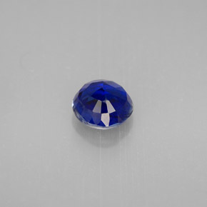 Cianita azul natural 1,20ct, corte redondo, VS-SI