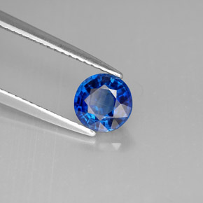 Dianita Azul Natural 1.07ct, Corte Redondo, VS-SI