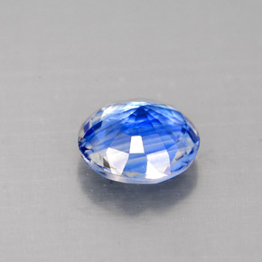 Cianita azul natural 0,97ct, corte redondo, VS-SI