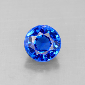 Dianita Azul Natural 0.78ct, Corte Redondo, VS-SI