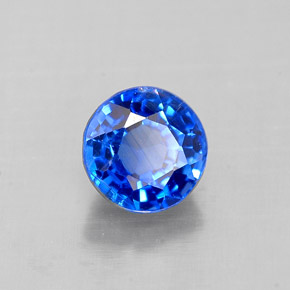 Dianita Azul Natural 0.78ct, Corte Redondo, VS-SI