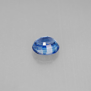 Cianita azul natural 1,08ct, corte redondo, VS-SI