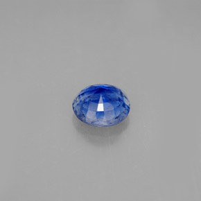 Cianita azul natural 0,95ct, corte redondo, VS