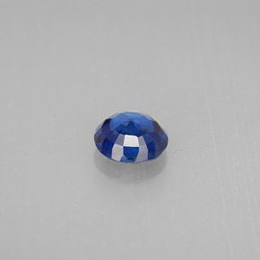 Cianita azul natural 0,86ct, corte redondo, VS-SI