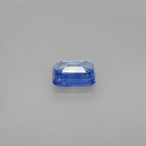 Cianita azul natural 1,28ct, corte esmeralda, VS-SI