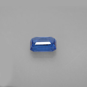 Cianita azul natural 1,28ct, corte esmeralda, VS-SI