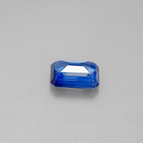 Cianita azul natural 1,09ct, corte esmeralda, VS-SI
