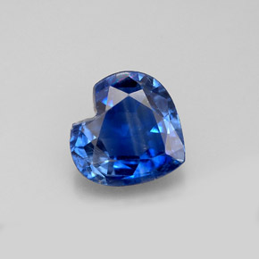 Dianita Azul Natural 1.75ct, Formato de coração, VS-SI