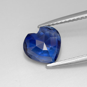 Dianita Azul Natural 1.75ct, Formato de coração, VS-SI