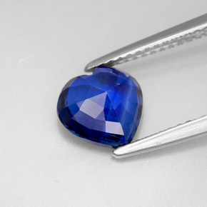 Dianita Azul Natural 1.89ct, Formato de coração, VS