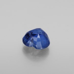 Cianita azul natural 2,18ct, formato de coração, SI-I1
