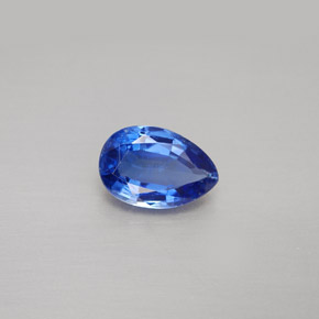 Cianita azul natural 1,69ct, formato de pêra, VS-SI
