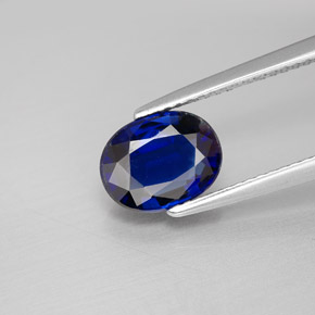 Cianita azul natural 2,33ct, corte oval, VS