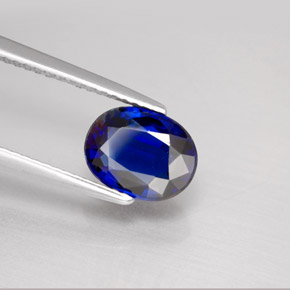 Cianita azul natural 2,33ct, corte oval, VS