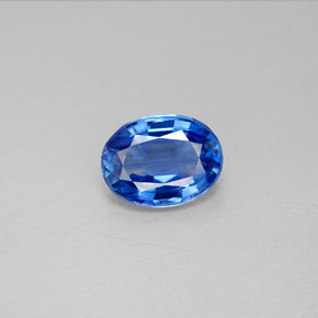 Cianita azul natural 2,17ct, corte oval, VS