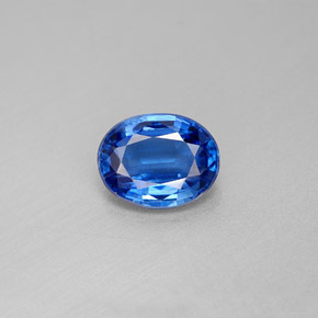 Cianita azul natural 2,25ct, corte oval, VS