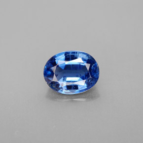 Cianita azul natural 2,26ct, corte oval, VS-SI