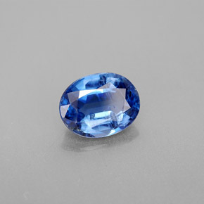 Cianita azul natural 2,26ct, corte oval, VS-SI