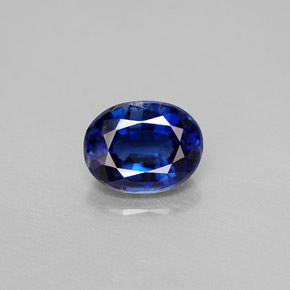 Dianita Azul Natural 2.68ct, Corte Oval, VS