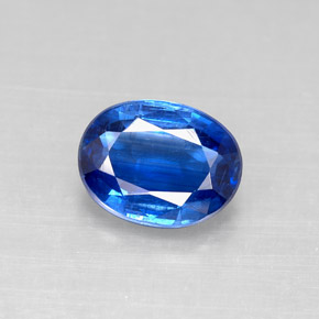 Cianita azul natural 2,48ct, corte oval, VS-SI