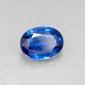 Cianita azul natural 2,48ct, corte oval, VS-SI
