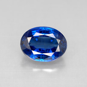 Cianita azul natural 2,44ct, corte oval, VS-SI