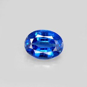 Cianita azul natural 2,26ct, corte oval, VS-SI