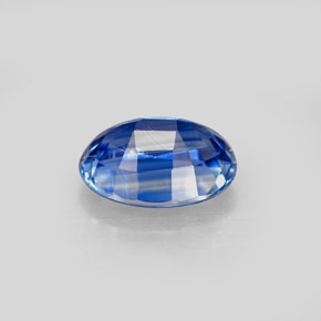 Cianita azul natural 2,26ct, corte oval, VS-SI