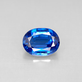 Cianita azul natural 2,20ct, corte oval, VS-SI
