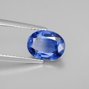 Cianita azul natural 2,17ct, corte oval, VS