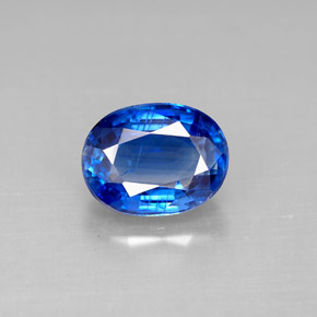Cianita azul natural 2,44ct, corte oval, VS