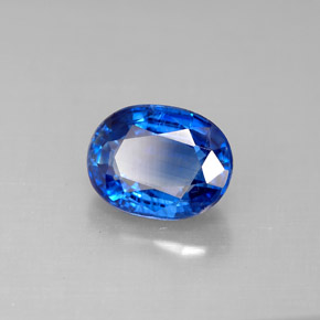 Cianita azul natural 2,44ct, corte oval, VS