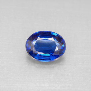 Cianita azul natural 2,31ct, corte oval, VS
