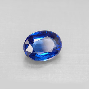 Cianita azul natural 2,31ct, corte oval, VS