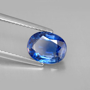Cianita azul natural 2,28ct, corte oval, VS