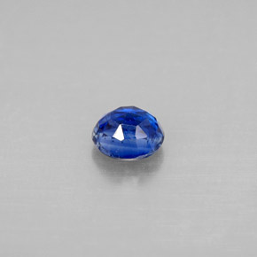 Cianita azul natural 0,73ct, corte redondo, SI