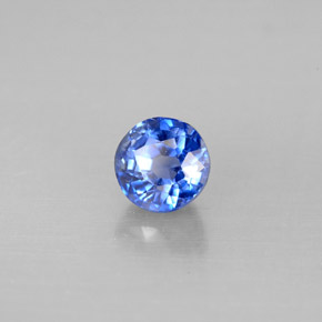 Dianita Azul Natural 0.86ct, Corte Redondo, SI